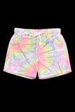 Garanimals Girls Tie-Dye Shorts – Colorful, Comfortable & Lightweight Everyday Wear- MULTI COLOUR