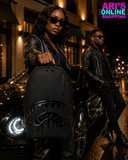 PRE-SALE - SPRAYGROUN - BLACKED OUT METALLIC DRIP BACKPACK