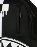 PRE-SALES - SPRAYGROUND SHARK CENTRAL BLACK AND WHITE STENCIL BACKPACK