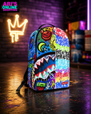 PRE-SALE- SPRAYGROUND -SPRAY POETRY SPLIT MINI BACKPACK